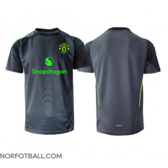 Billige Fotballdrakt Manchester United Keeper Replika Bortedrakt 2025-26 Kortermet